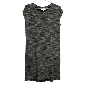 Cloth & Stone Womens Heathered Gray Sleeveless T Shirt Dress M